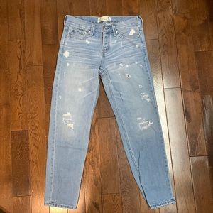 Abercrombie and fitch boyfriend straight jeans
